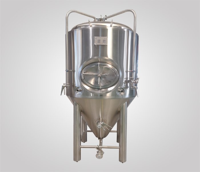 <b>Tanque de fermentación de cerveza cónico de doble pared de acero inoxidable de 1000L</b>